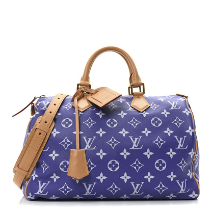 Louis Vuitton Calfskin Monogram Speedy P9 Bandouliere 40 Amethyst 1 of 10