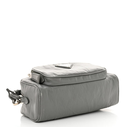 Prada Nappa Antique Multi-Pocket Shoulder Bag Ardesia 4 of 12