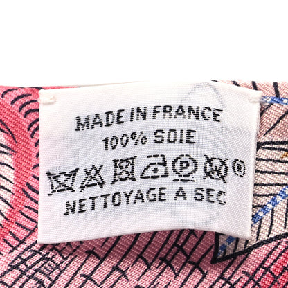 Hermes Silk Tree Of Song Twilly Bleu Pale Rose Blue Jean 3 of 4