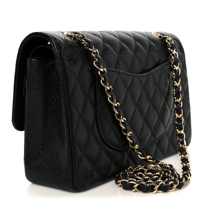 Chanel Caviar Quilted Medium Double Flap Black 3 of 12