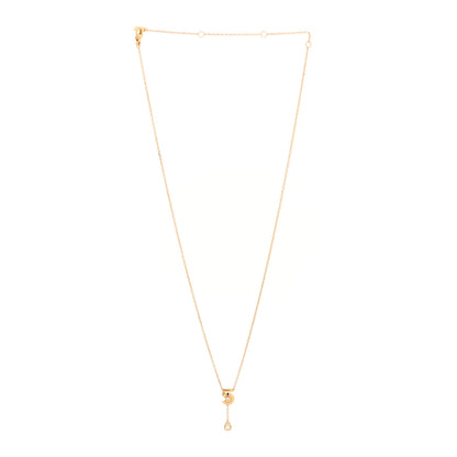 Chanel 18K Yellow Gold Diamond Eternal No 5 Necklace 3 of 5