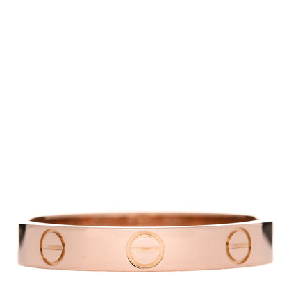 Cartier 18K Pink Gold 3.5mm LOVE Wedding Band Ring 58 8.25 1 of 4