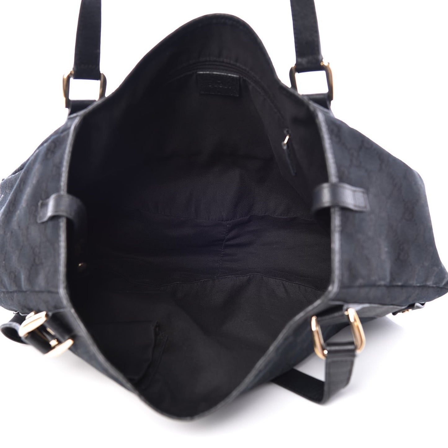 Monogram Medium Abbey Shoulder Bag Black