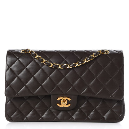 Chanel Lambskin Quilted Medium Double Flap Brown 1 of 13