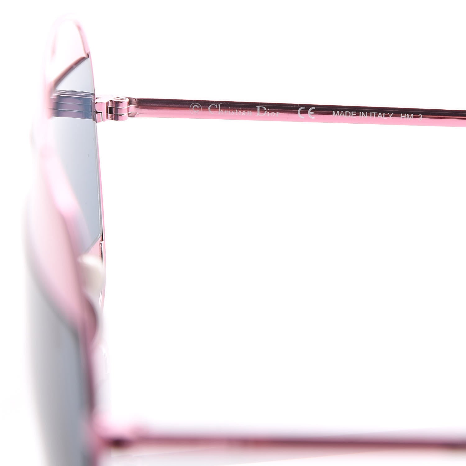 Christian Dior Split 1 Aviator Sunglasses Pink Blue 6 of 6