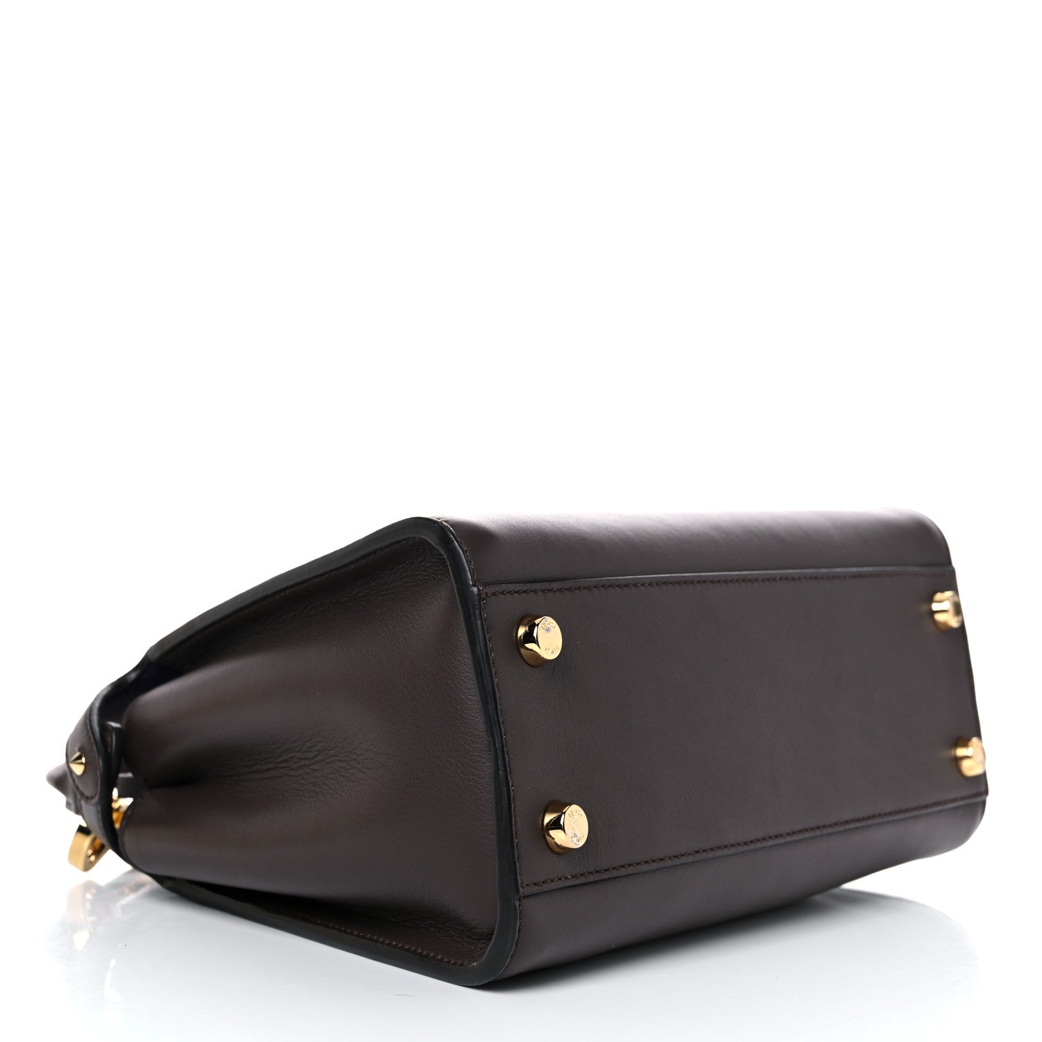 Fendi Vitello Tahiti Burro Bi-Color Medium Peekaboo Iconic Essentially Satchel Maya 3 of 13