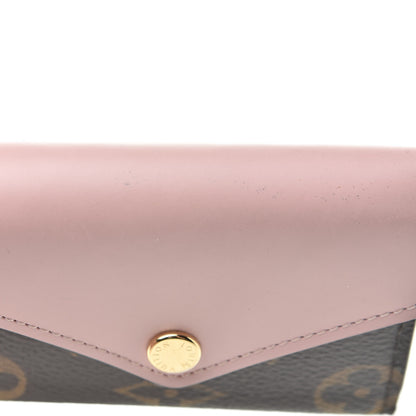 Louis Vuitton Monogram Zoe Wallet Rose Ballerine 9 of 10