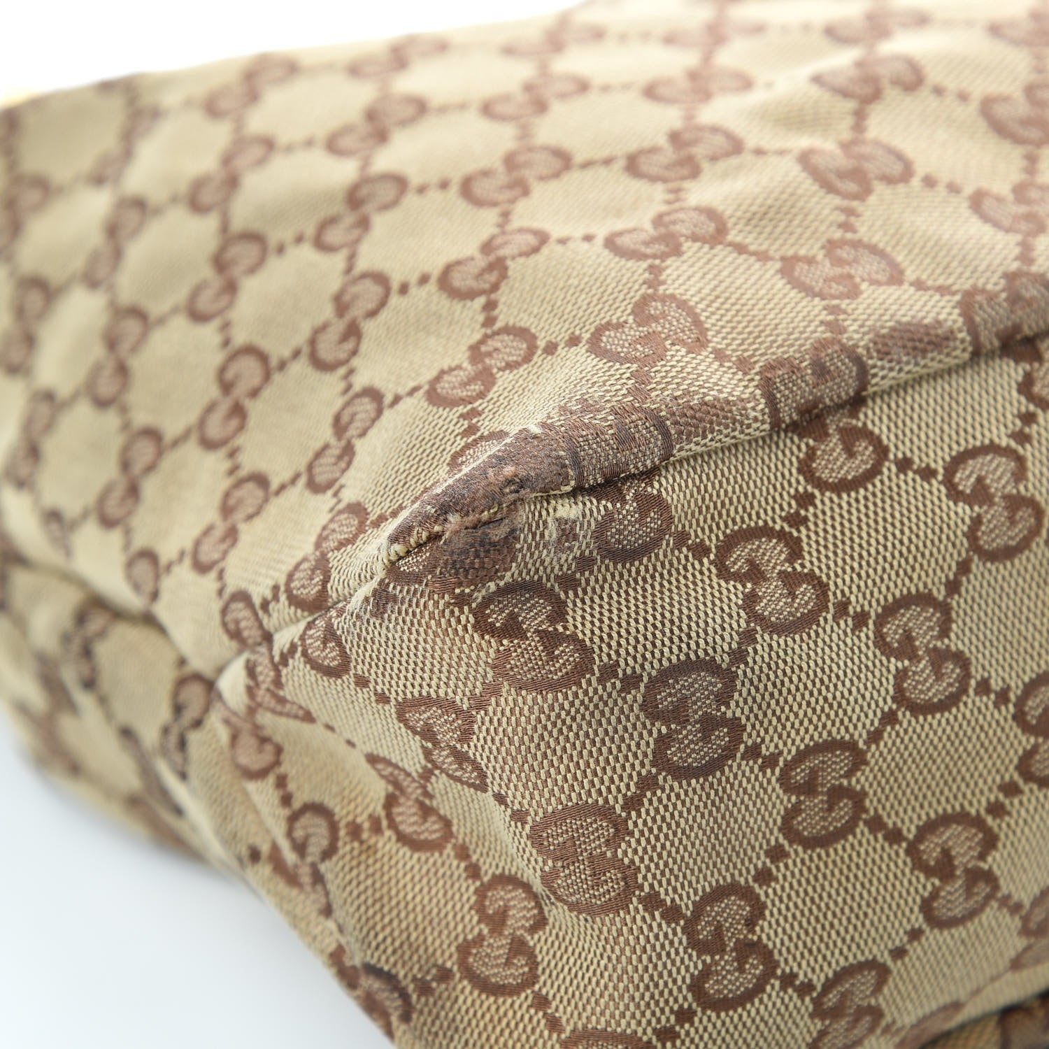 Gucci Monogram Medium Horsebit Chain Hobo Dark Brown 9 of 19