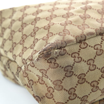 Gucci Monogram Medium Horsebit Chain Hobo Dark Brown 9 of 19