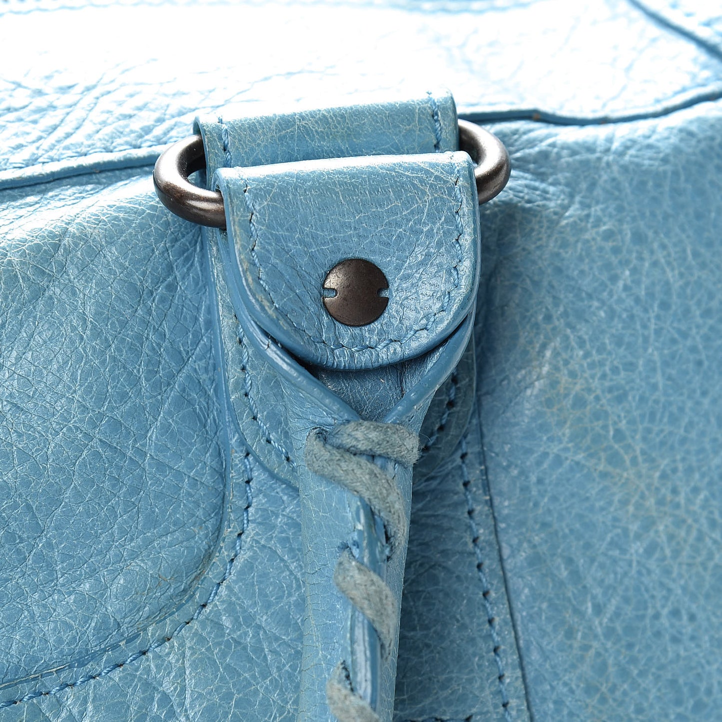 Agneau Classic Hardware Work Bleu Indigo