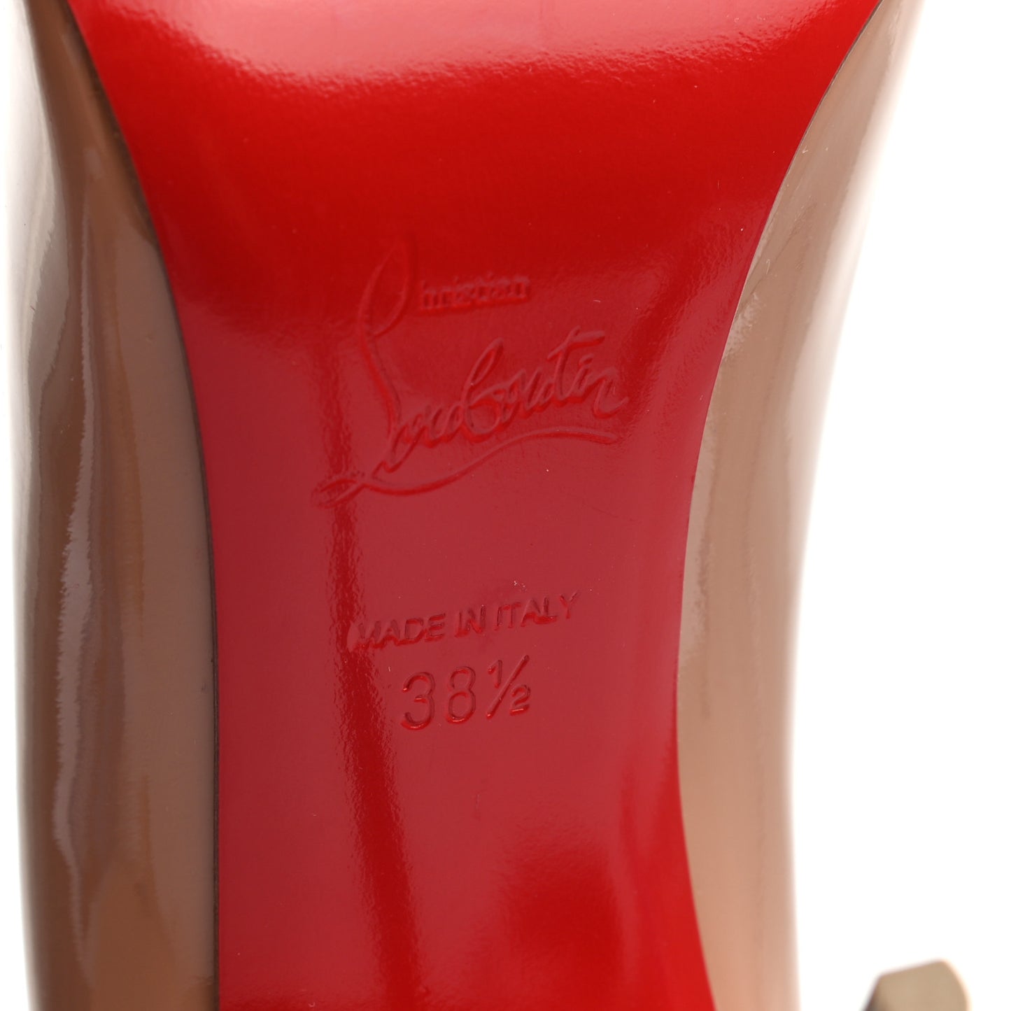 Patent Pigalle Follies 100 Pumps 38.5 Nude