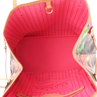 Louis Vuitton Monogram Roses Neverfull MM 5 of 10