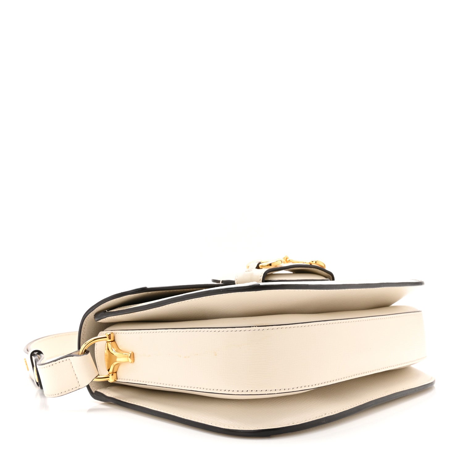 Gucci GG Supreme Monogram Horsebit 1955 Shoulder Bag Beige Mystic White 4 of 11