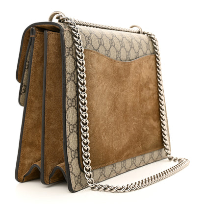 Gucci GG Supreme Monogram Medium Dionysus Shoulder Bag Taupe 3 of 16