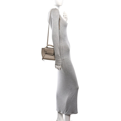 Celine Grained Calfskin Pico Belt Bag Light Taupe 2 of 11
