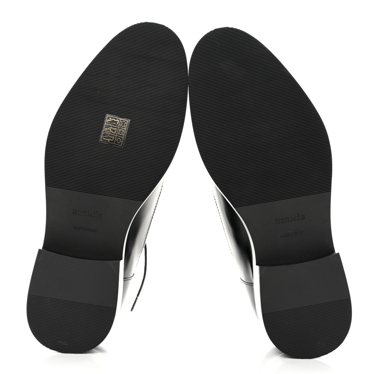 Glossed Calfskin Galilee Loafers 39 Black