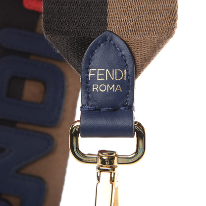 Fendi X FILA Canvas Calfskin Mania Strap You Brown 4 of 5