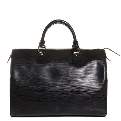 Louis Vuitton Epi Speedy 30 Black 1 of 7
