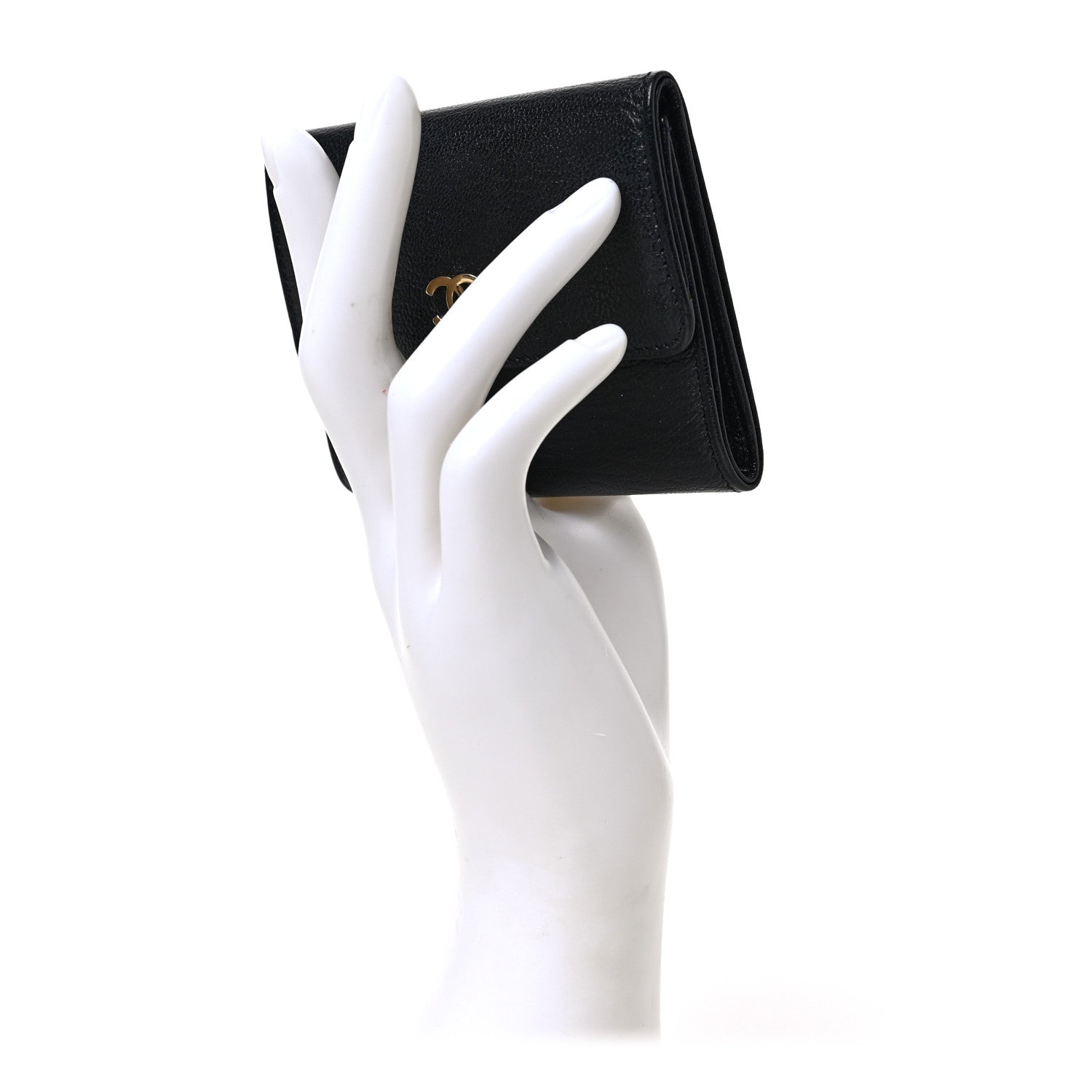 Chanel Goatskin CC Flap Card Holder Black 2 of 6