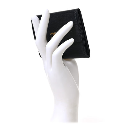 Chanel Goatskin CC Flap Card Holder Black 2 of 6