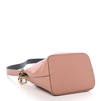 Fendi Vitello Grace F is Fendi Stamp Patch Perforated Small Mon Tresor Bucket Bag Rosa Bourbon 4 of 8