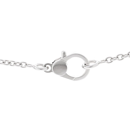 Hermes 18K White Gold Diamond Finesse Pendant Necklace 5 of 6