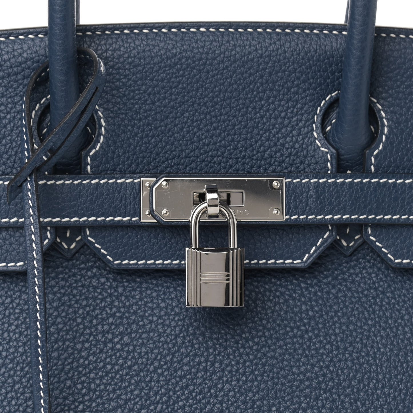Togo Bi-Color Birkin 30 Bleu de Malte Ciel