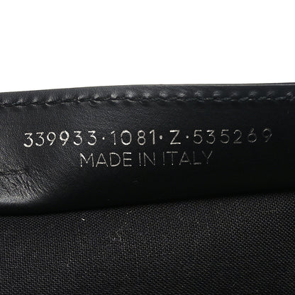 Balenciaga Cotton Canvas Satin Calfskin S Navy Cabas Natural Black 8 of 12