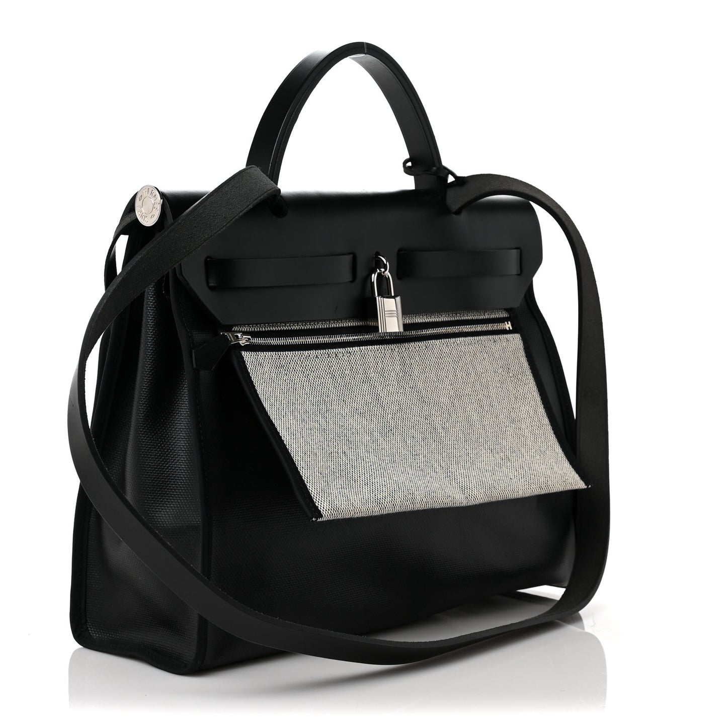 Toile H Berline Vache Hunter Herbag Zip PM 31 Black Ecru