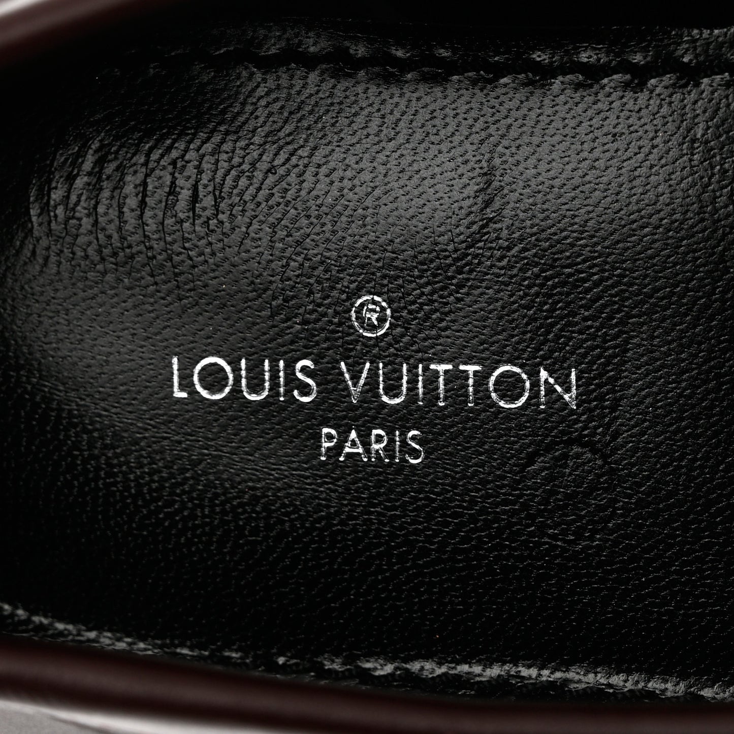 Calfskin Academy Loafers 38 Burgundy