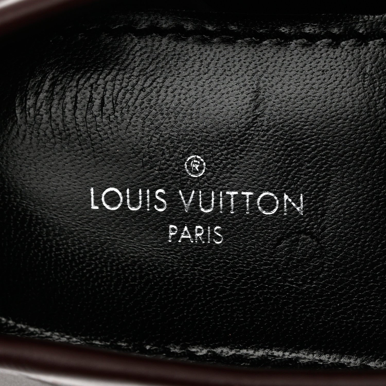 Louis Vuitton Calfskin Academy Loafers 38 Burgundy 6 of 10