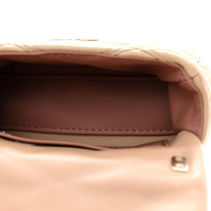 Louis Vuitton Lambskin Malletage Pico GO-14 Beige Pink 6 of 10