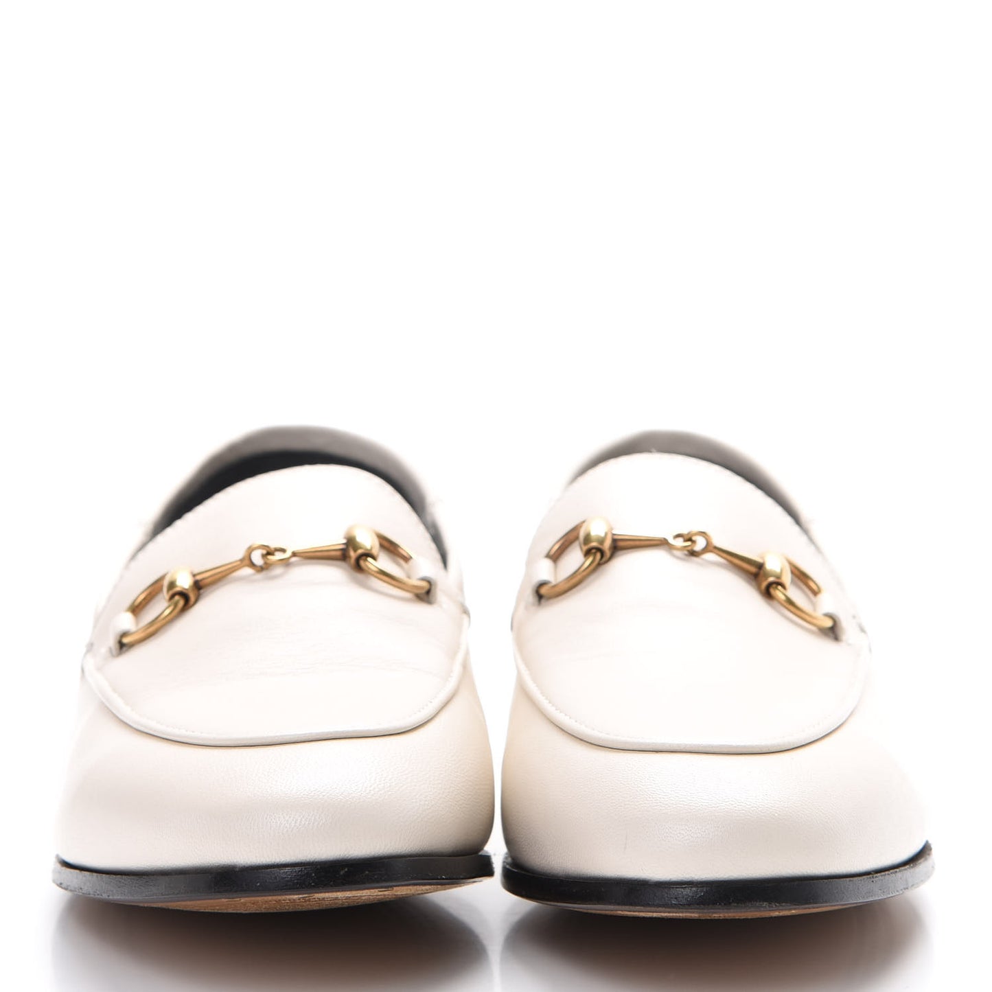 Lambskin Womens Brixton Horsebit Loafers 35 Mystic White