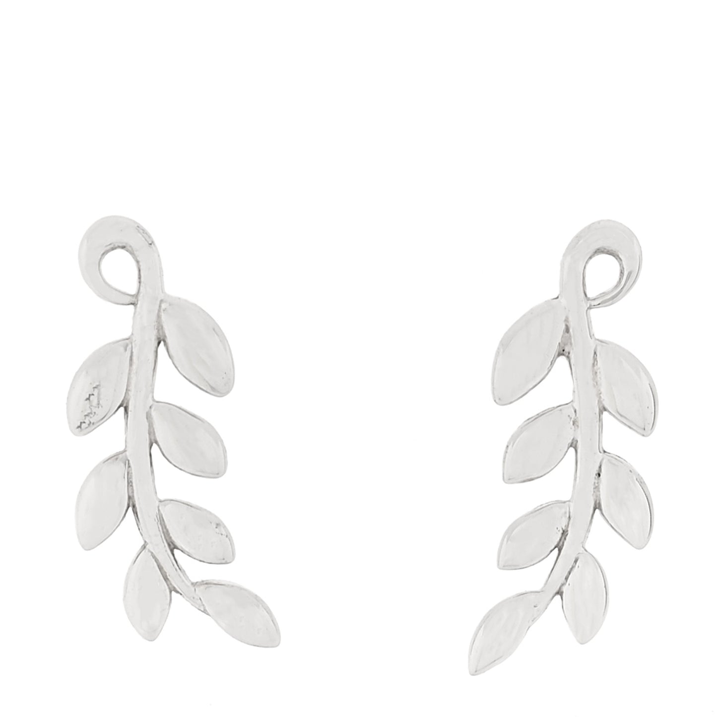 Sterling Silver Paloma Picasso Olive Leaf Climber Earrings