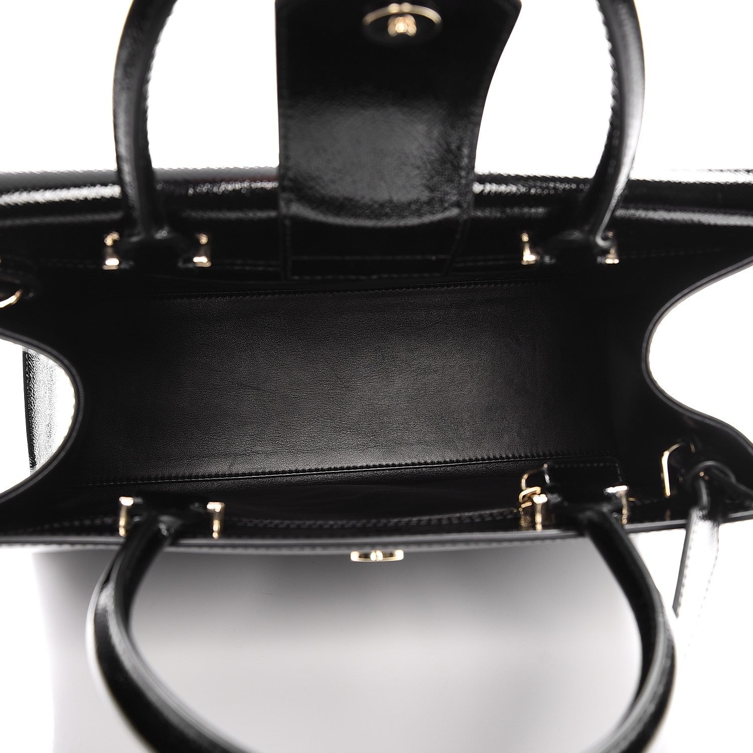 Givenchy Patent Medium Obsedia Satchel Black 6 of 8