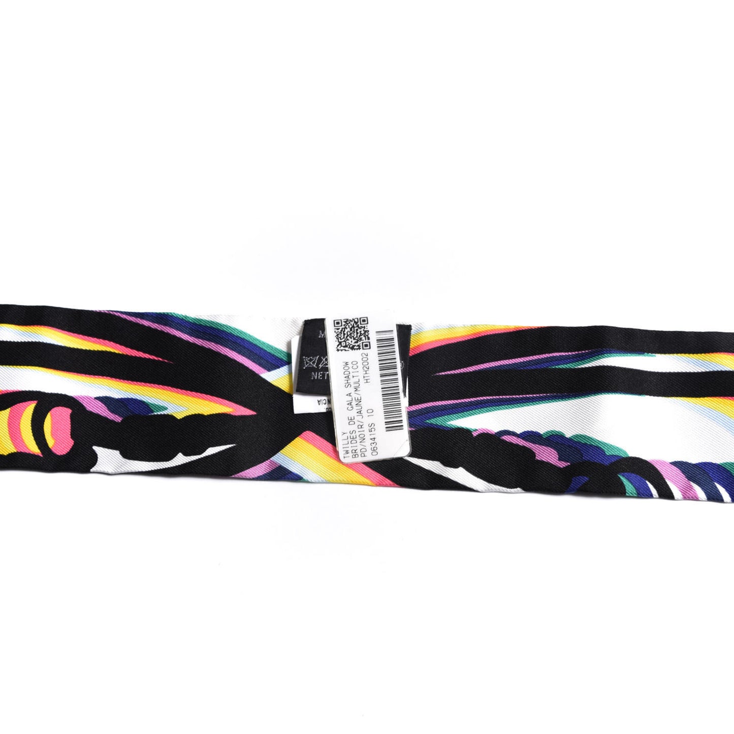 Silk Brides De Gala Shadow Twilly Black Jaune Multicolor