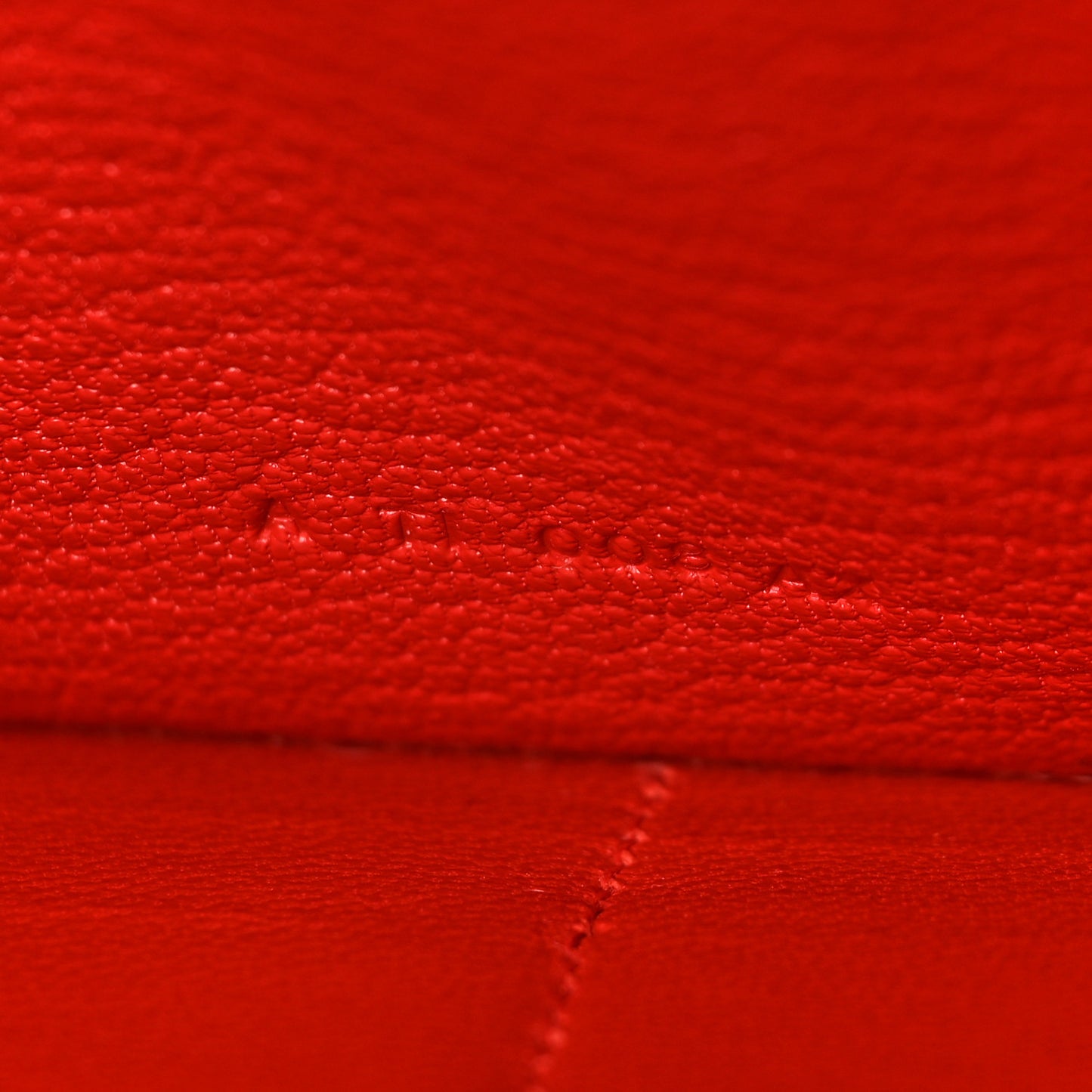 Chevre Mysore Kelly Longue Wallet Rouge Tomate
