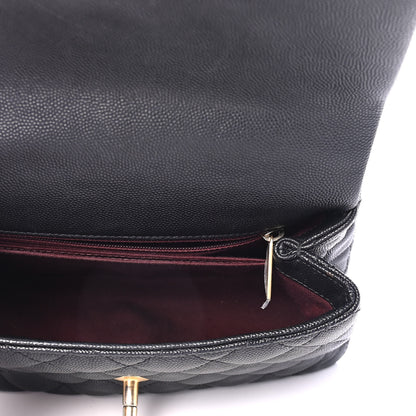 Chanel Caviar Quilted Mini Coco Handle Flap Black 4 of 4