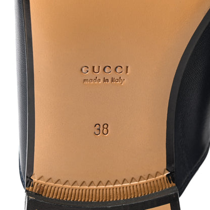 Gucci Malaga Kid Womens Princetown Slippers 38 Blue 8 of 10