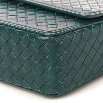 Bottega Veneta Nappa Intrecciato Alumna Bag Blue 11 of 12