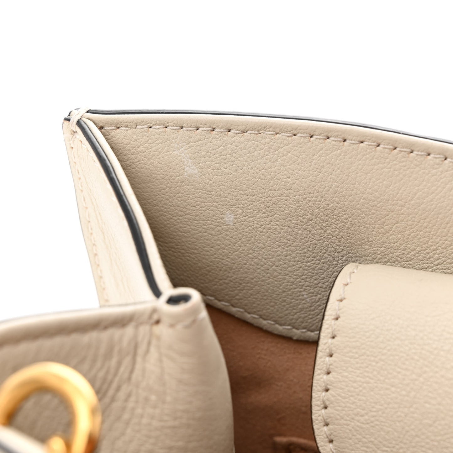 Wonka Grain Calfskin Small Diana Tote Bag Mystic White Orange Fluo