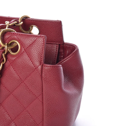 Chanel Caviar Quilted Petit Timeless Tote PTT Dark Pink 14 of 14