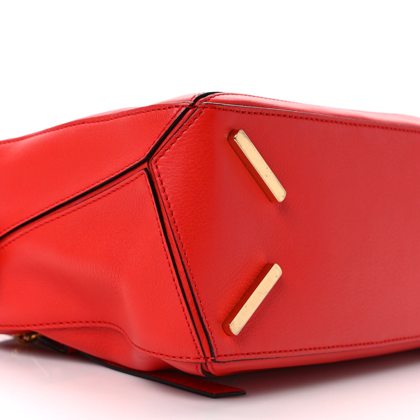 Calfskin Medium Puzzle Bag Coral