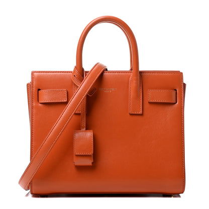 Saint Laurent Calfskin Sac De Jour Orange 1 of 4