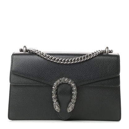 Gucci Pebbled Calfskin Small Dionysus Shoulder Bag Black 1 of 11