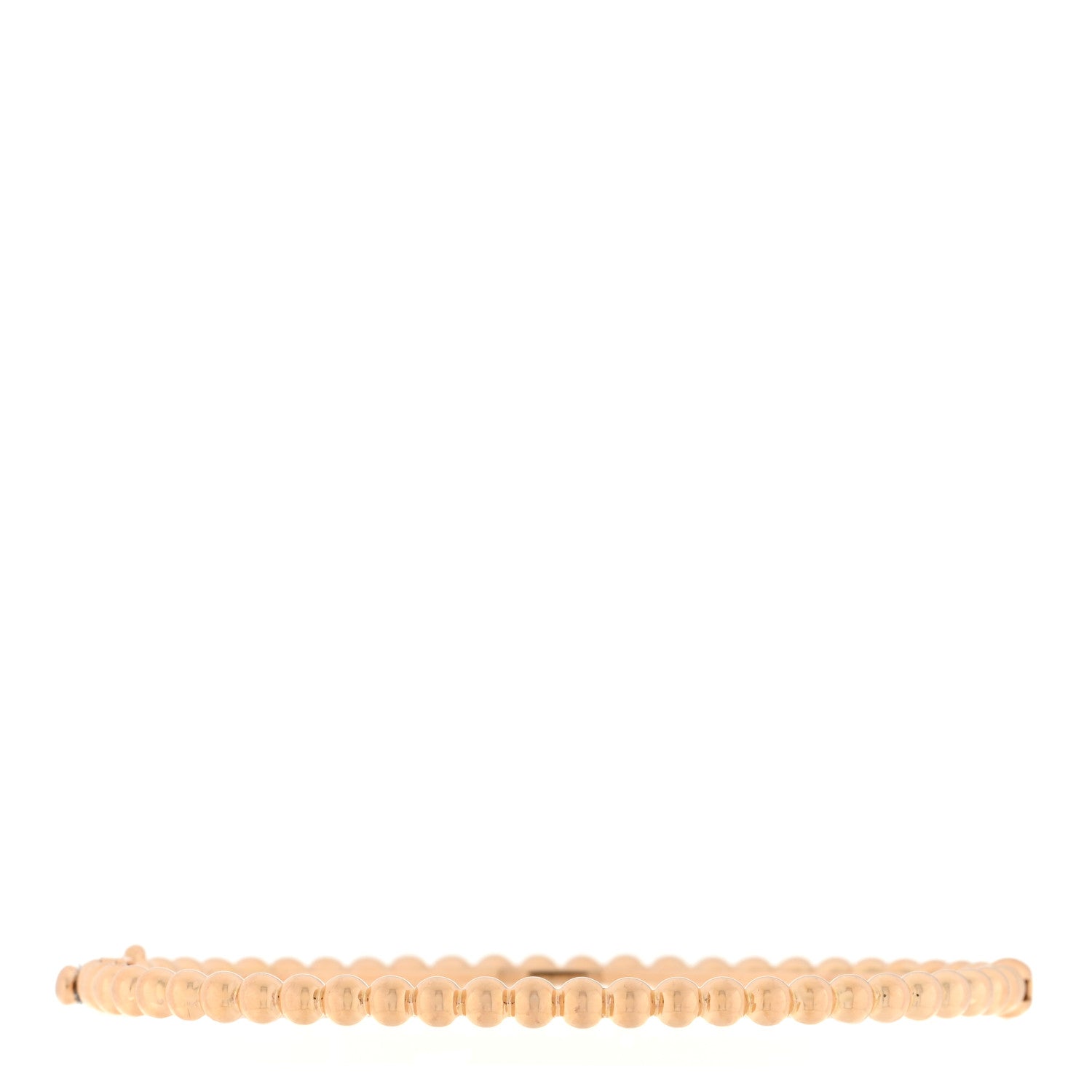 Van Cleef & Arpels 18K Rose Gold Perlee Pearls of Gold Bracelet M 2 of 3