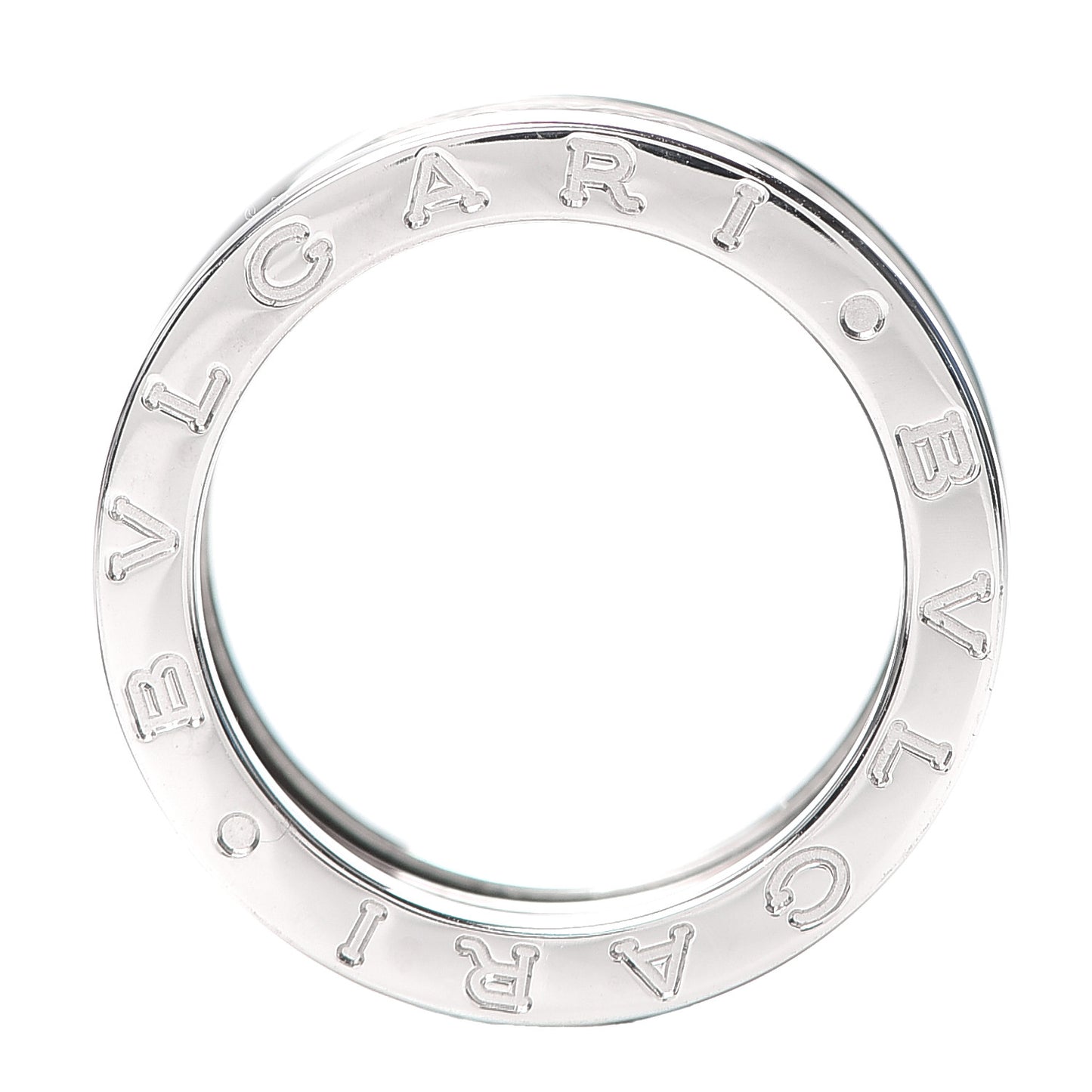 18K White Gold B.Zero1 Three-Band Ring 51 5.75