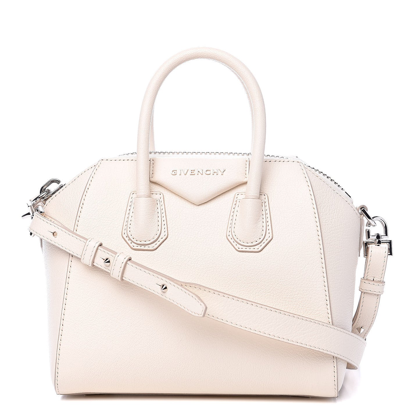 Sugar Goatskin Mini Antigona White