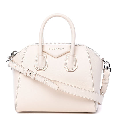 Givenchy Sugar Goatskin Mini Antigona White 1 of 12