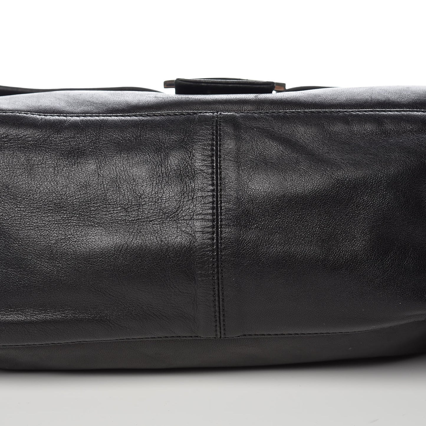Calfskin Big Forever Mama Baguette Black